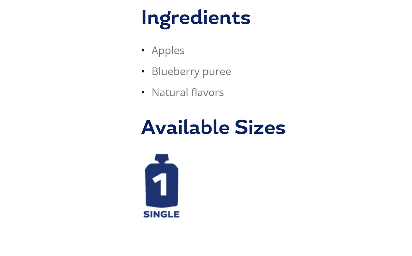 Blueberry & Apple - 18 count tray