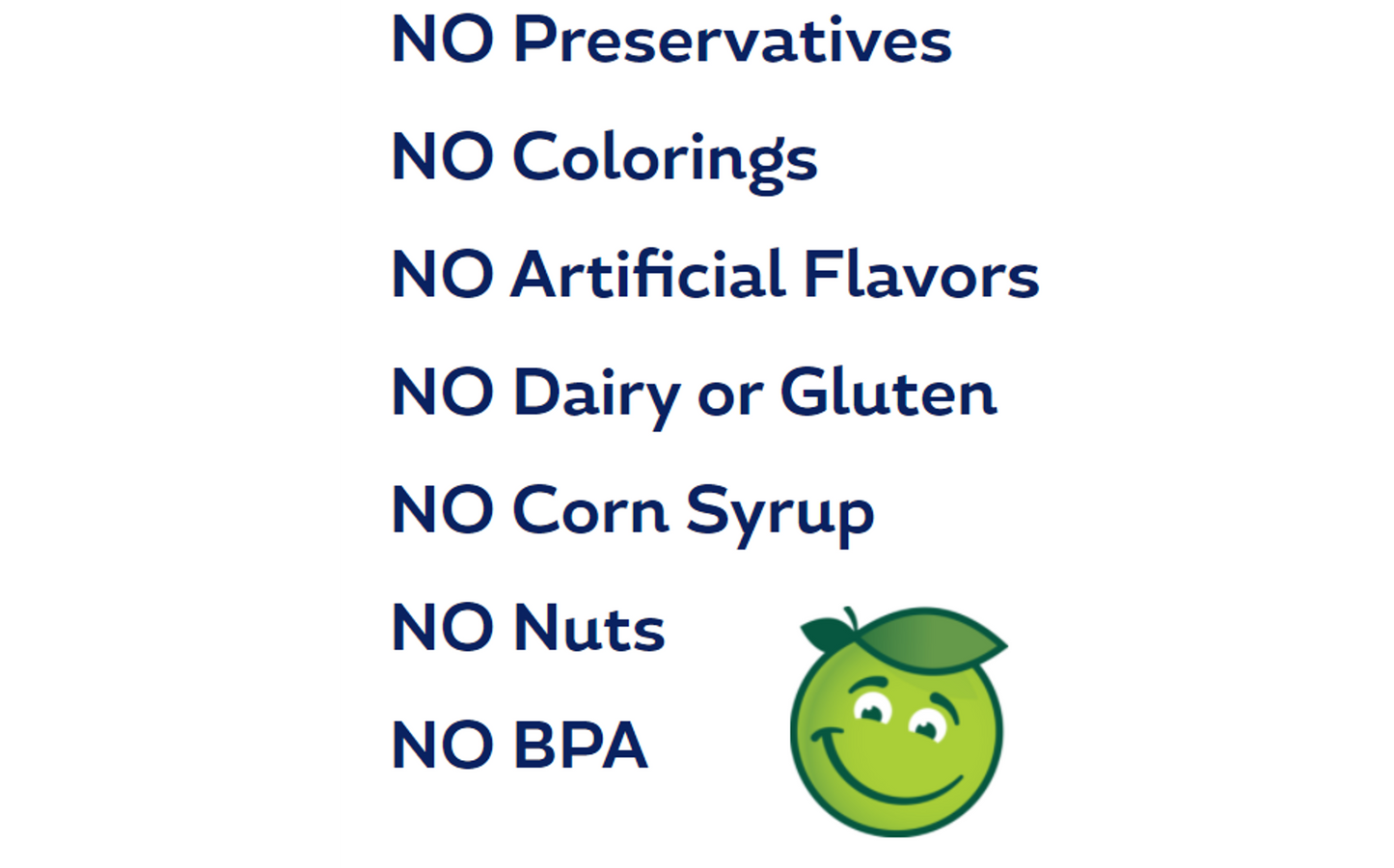 Buddy Fruits Strawbery & Apple fruit pouch has no preservatives, no colorings, no artificial flavors, no dairy, no gluten, no corn syrup, no nuts, & no BPA.