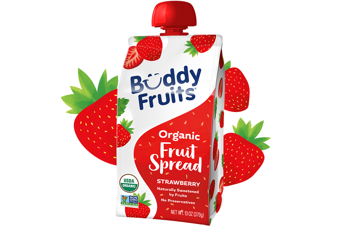 Strawberry Organic Fruit Spread – Buddy Fruits